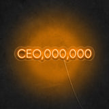'CEO' Neon Sign