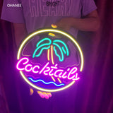 Custom LED Neon Sign Light Cocktail Dreams