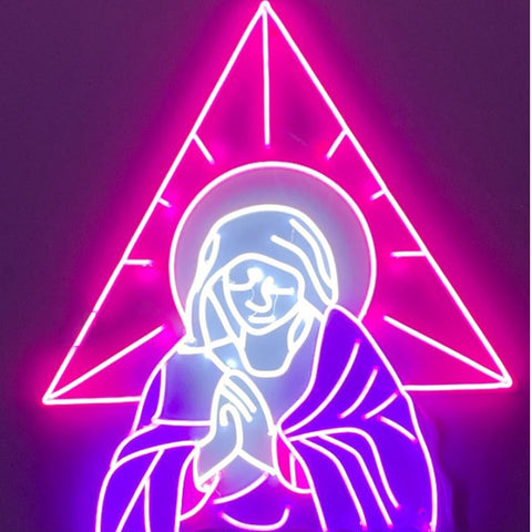Custom Made Jesus bless LED Neon Sign Wall Lights