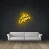 Custom Made Hello Gorgeous Neon Sign Wall Lights Party Wedding