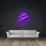 Custom Made Hello Gorgeous Neon Sign Wall Lights Party Wedding