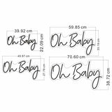 OHANEONK "Oh Baby" Led Neon Sign Light