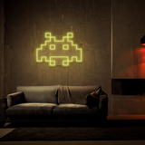 Space Invaders - Neon Sign