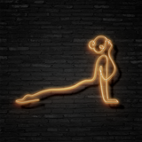 Yoga Pose - Neon Sign